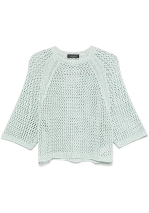 Fabiana Filippi crochet-knit sweater - Green