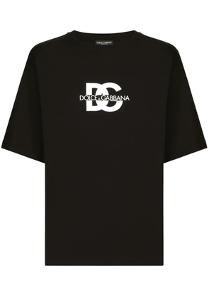 Dolce & Gabbana logo-print cotton T-shirt - Black