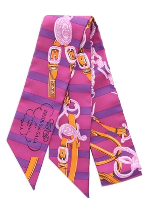 Hermès Pre-Owned 2010s Brides De Gala ribbon scarf - Pink