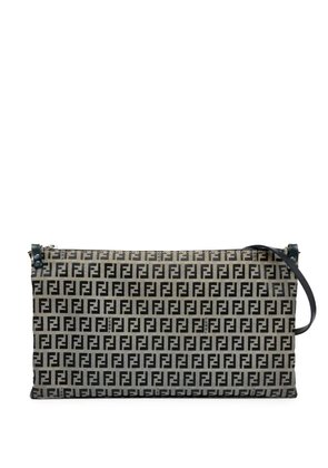 Fendi Pre-Owned 2000-2010 Zucchino Canvas crossbody bag - Grey
