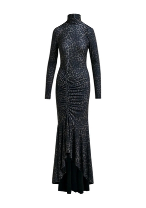 Essentiel Antwerp Ibys ruched asymmetric maxi dress - Black