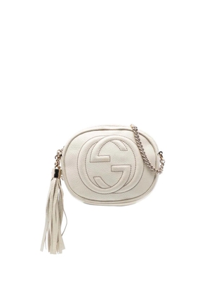 Gucci Pre-Owned 2016-2025 Mini Pebbled Calfskin Soho Chain crossbody bag - White