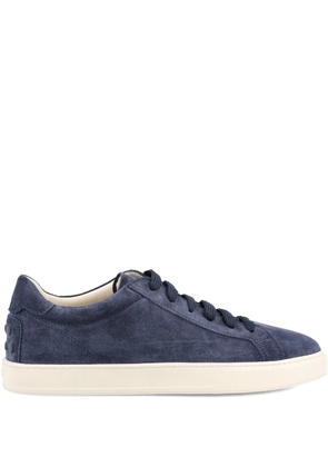 Tod's studded suede trainers - Blue