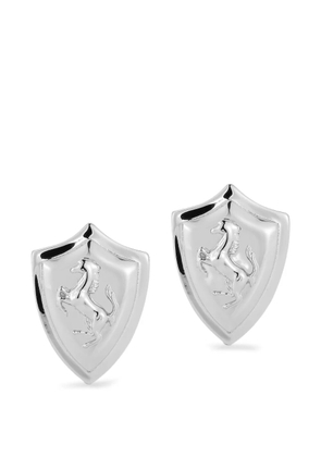 Mateo stallion shield cufflinks - Silver