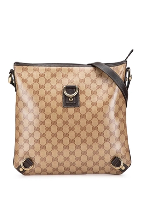 Gucci Pre-Owned 2000-2015 GG Crystal Abbey D Ring crossbody bag - Brown