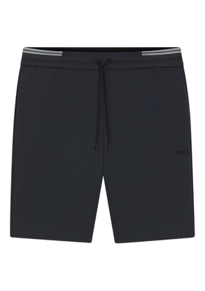 BOSS drawstring track shorts - Black