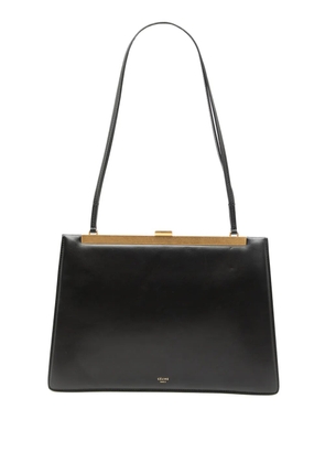 Celine Pre-Owned 2018 Medium Smooth Calfskin Soft Clasp shoulder bag - Black