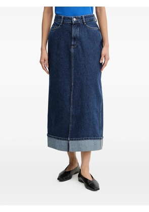 Marc O'Polo denim midi skirt - Blue