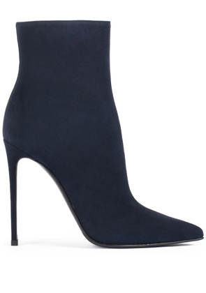 Le Silla 120mm Eva suede stiletto boots - Blue