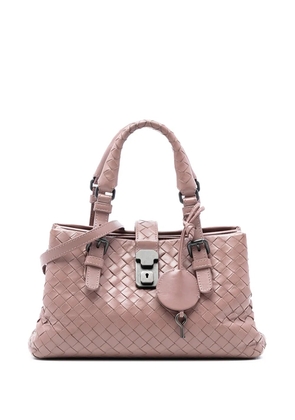 Bottega Veneta Pre-Owned 2012-2025 Mini Nappa Intrecciato Roma satchel - Pink