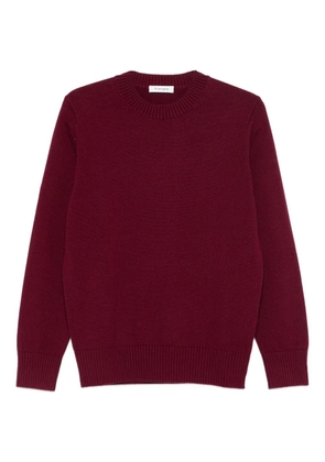 Kangra ribbed-trims sweater - Purple