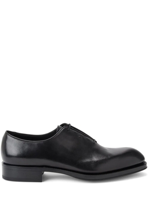 Ferragamo polished leather oxford shoes - Black