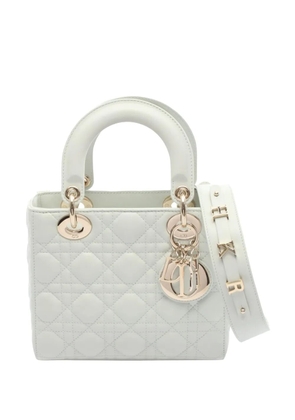 Christian Dior Pre-Owned 2010-2026 Small Lambskin Cannage My ABCDior Lady Dior satchel - Green