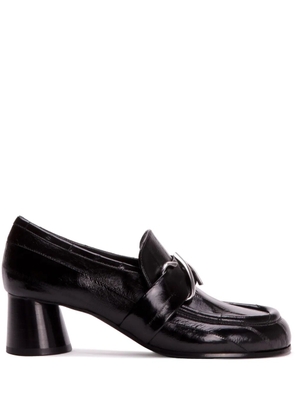 Proenza Schouler Monogram 55mm leather loafers - Black