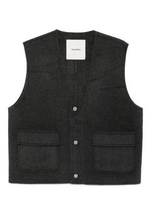Nanushka cropped gilet - Grey
