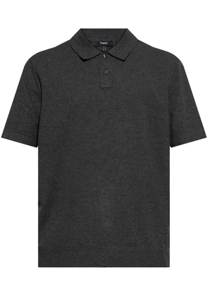 Theory short-sleeved polo shirt - Grey
