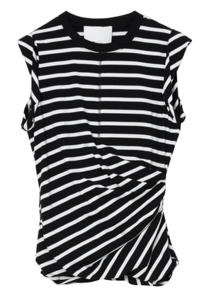 3.1 Phillip Lim striped cotton tank top - Black