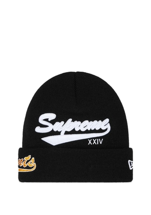 Supreme x New Era Salvation beanie hat - Black