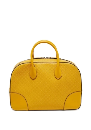 Gucci Pre-Owned Diamante leather satchel bag - Yellow