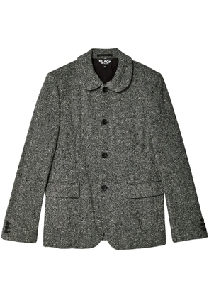 Black Comme Des Garçons wool-blend blazer - Grey