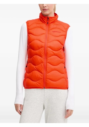 Peak Performance Helium quilted zip jacket - Orange