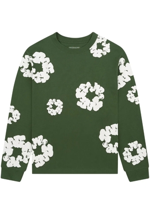 Denim Tears wreath long sleeve T-shirt - Green