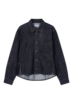 TOMBOY patch-pocket denim shirt - Blue