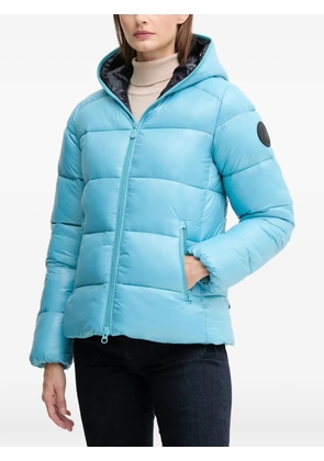 Save The Duck Lois hooded padded jacket - Blue