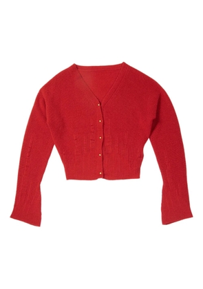 YANGKEHAN cashmere cardigan - Red