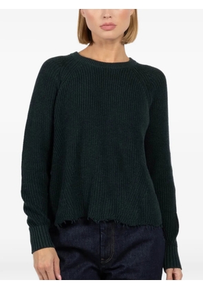 Autumn Cashmere Shaker distressed sweater - Green