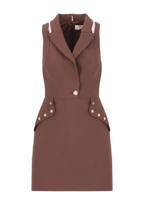 Elisabetta Franchi sleeveless dress - Brown