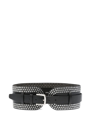 Golden Goose studded leather belt - Black