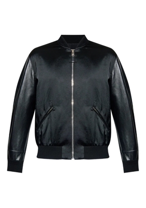 Givenchy logo-lettering bomber jacket - Black