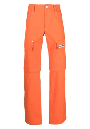 MISBHV logo straight-leg trousers - Orange