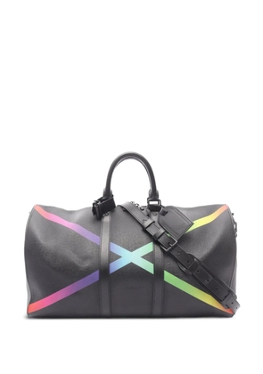 Louis Vuitton Pre-Owned 2019 Keepall Bandouliere 50 tote bag - Black