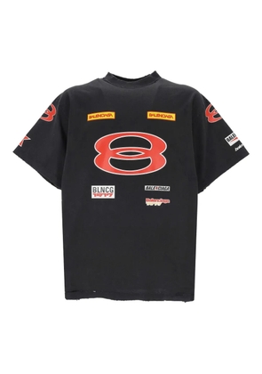 Balenciaga Sponsor Logos T-shirt - Black