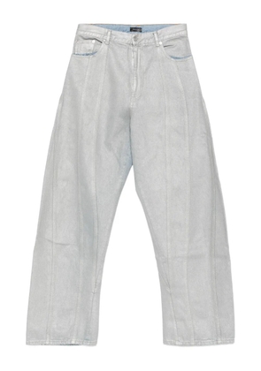 Mugler panelled jeans - Grey