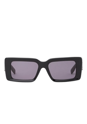 Karl Lagerfeld cut-out signature sunglasses - Black
