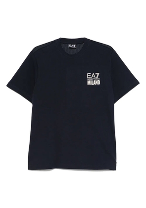 Ea7 Emporio Armani logo-print T-shirt - Blue