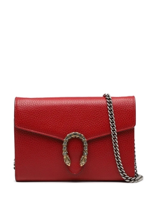 Gucci Pre-Owned 2016-2025 Leather Dionysus Wallet on Chain crossbody bag - Red