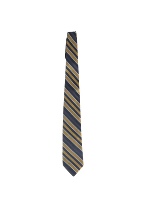 Valentino Garavani Pre-Owned striped silk tie - Blue