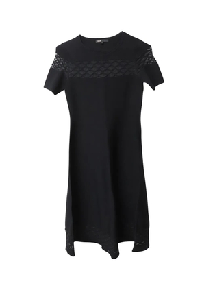 Maje short-sleeve midi dress - Black