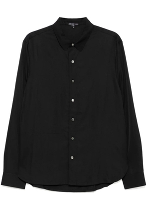 James Perse Matte Cabana Long Sleeve shirt - Black