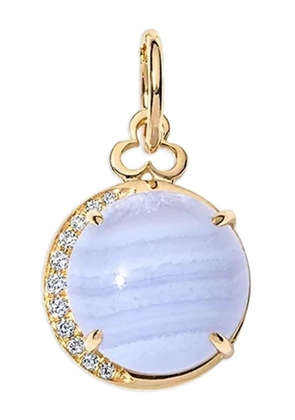 DEVON WOODHILL 18K yellow gold Moon agate charm