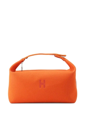 Hermès Pre-Owned 2010-2025 Large Toile Bride A Brac Case vanity bag - Orange