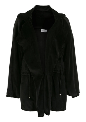 Amir Slama slouch hooded jacket - Black