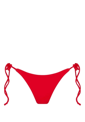 Let's Swim side tie-fastening bikini bottoms - Red