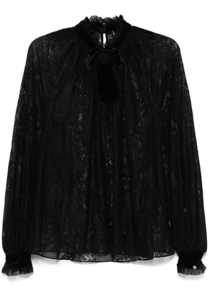 NISSA lace blouse - Black