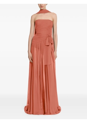 Elie Saab silk maxi dress - Pink