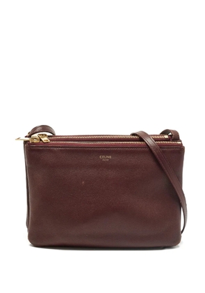 Celine Pre-Owned 2019 Trio zip-fastening cross-body bag - Red